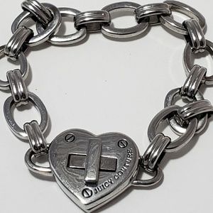 Juicy Couture Turn Lock Heart Bracelet